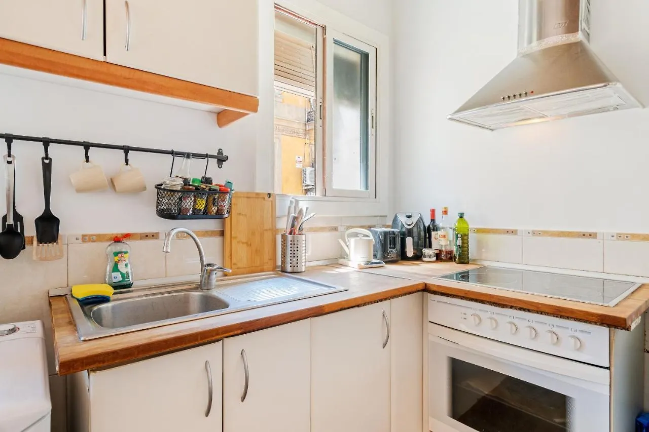 Beachside Bliss Charming 1-Bedroom, Barceloneta Apartment Barcelona