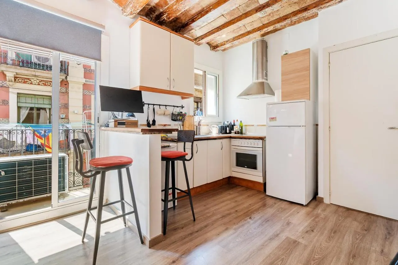 Beachside Bliss Charming 1-Bedroom, Barceloneta 0*, Barcelona